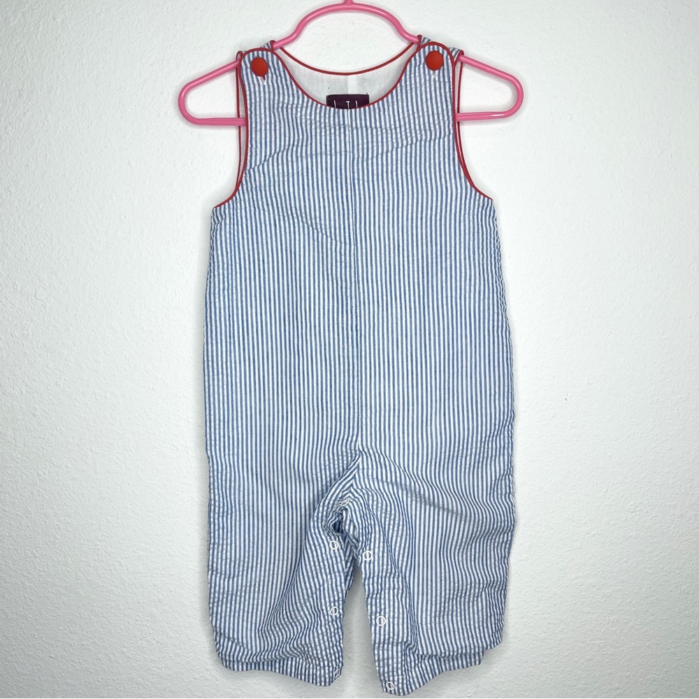 lil cactus seersucker romper overalls